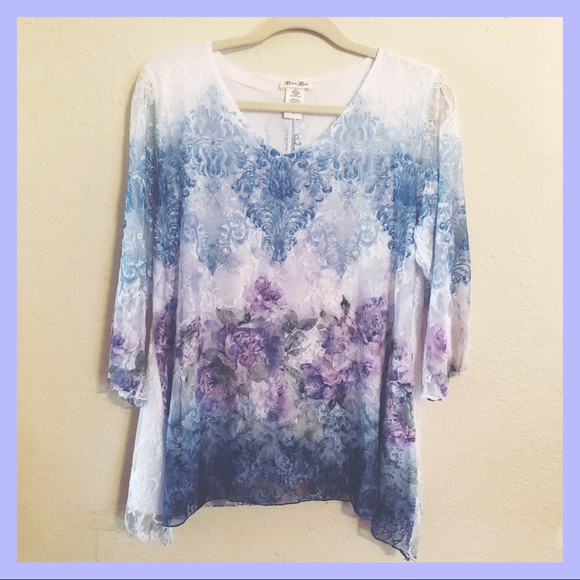 Brittany Black Tops - gσrgєσuѕ flσrαl lαcє tσp